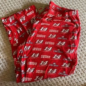 NASCAR sleep pants, Office Depot, #14, Tony Stewart